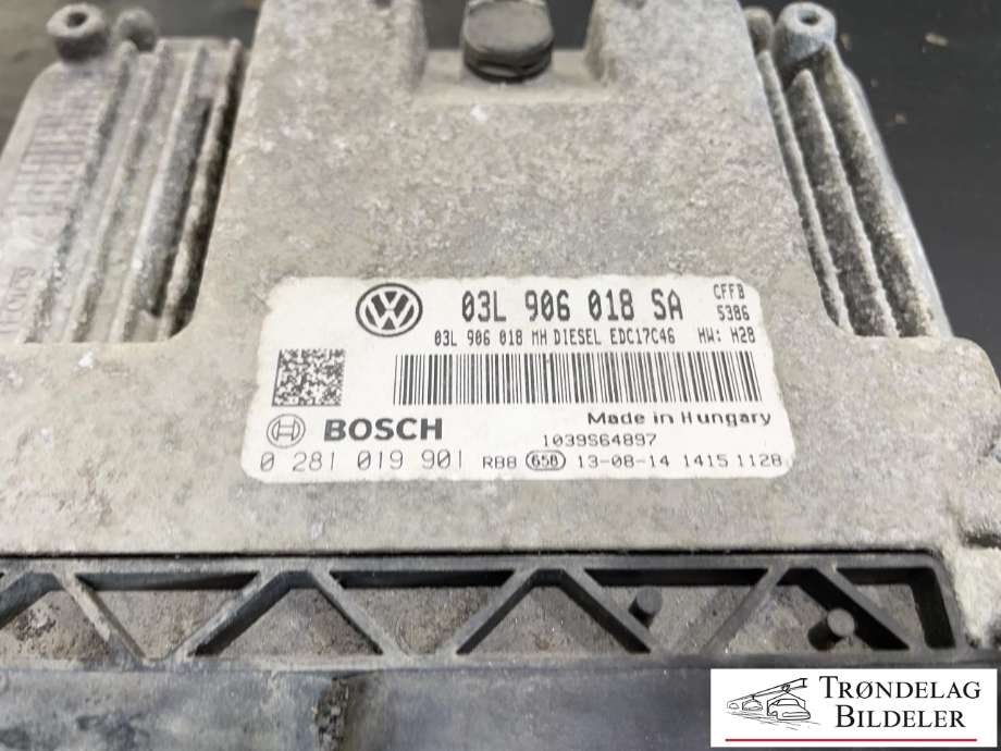 Styreenhet motor til Škoda Superb 2008-2015 (Type II)  (03L 906 018 SA|)