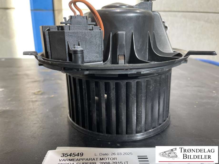 Varmeapparat motor til Škoda Superb 2008-2015 (Type II)  (1K1820015|1K1820015A|1K1820015C|1K1820015D|1K1820015E|1K1820015F|1K1820015G|1K1820015J|1K1820015L|1K1820015P|1K1820015Q|1K1820021|3C1820015AA|3C1820015M|)