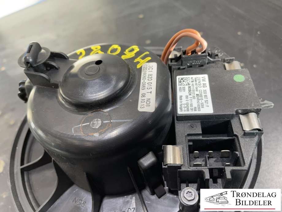 Varmeapparat motor til Škoda Superb 2008-2015 (Type II)  (1K1820015|1K1820015A|1K1820015C|1K1820015D|1K1820015E|1K1820015F|1K1820015G|1K1820015J|1K1820015L|1K1820015P|1K1820015Q|1K1820021|3C1820015AA|3C1820015M|)