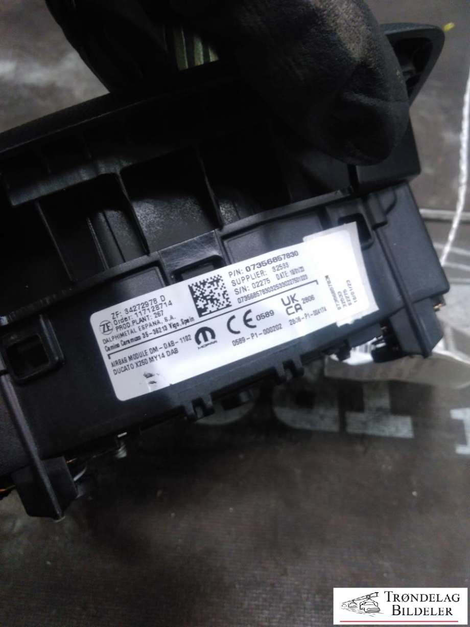 Airbag rattpute til Peugeot Boxer 2014-->> (Type III, Fase 2)  