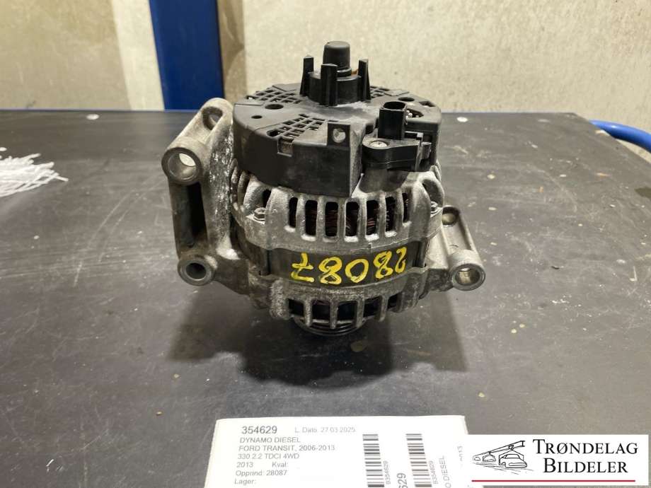 Dynamo diesel til Ford Transit, 2006-2013  (CC1T-10300-CE|CC1T-10300-CA|CC1T-10300-CB|CC1T-10300-CC|CC1T-10300-CD)