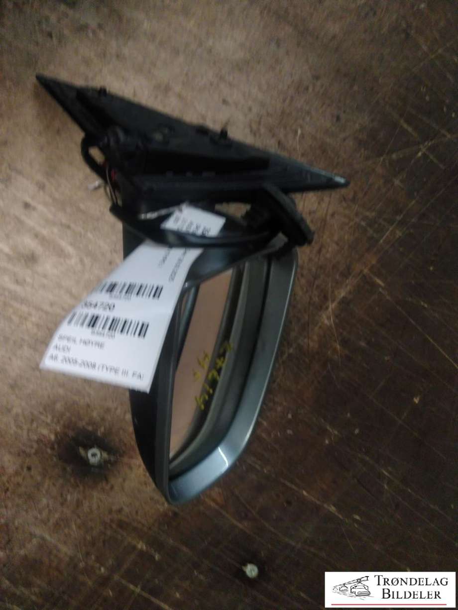 Speil høyre til Audi A6 2005-2008 (Type III, Fase 1) (C6) (C6) (4F1858532|)