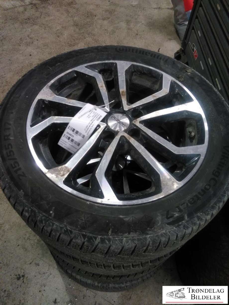 Hjulsett aluminium vinter til Hyundai Kona, 2017-2021 (Type I, Fase 1)  (CONTINENTAL|215/55/R17 5X114.3 7JX17 ET50 CB67|1MM)