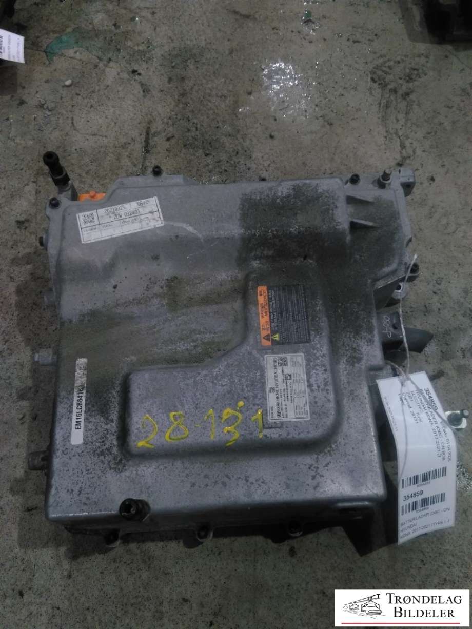 Batterilader (OBC - On Board Charger) til Hyundai Kona, 2017-2021 (Type I, Fase 1)  (364000E176)