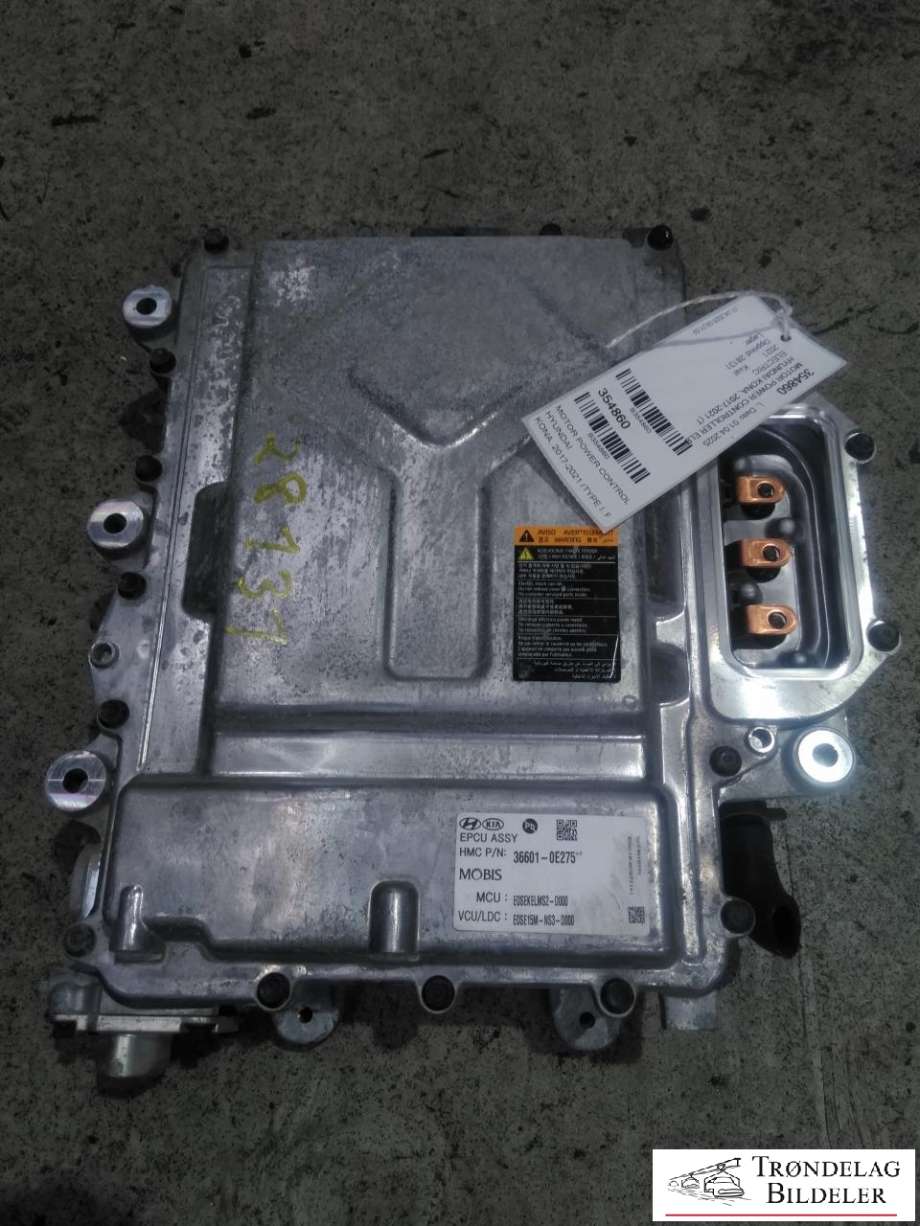 Motor power controller elbil (EPCU/PDM) til Hyundai Kona, 2017-2021 (Type I, Fase 1)  (366010E275)