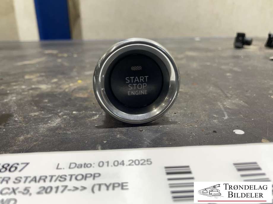 Bryter start/stopp til Mazda CX-5 2017-->> (Type II)  (BJS7 66 3S0|)