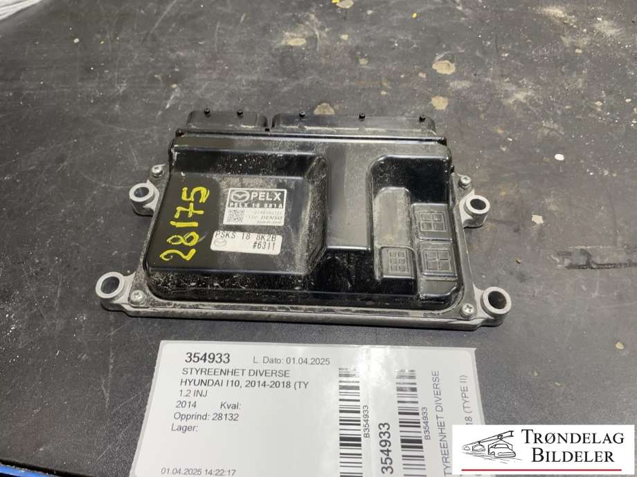 Styreenhet diverse til Hyundai i10 2014-2018 (Type II) (PSKS 18 8K2B|)