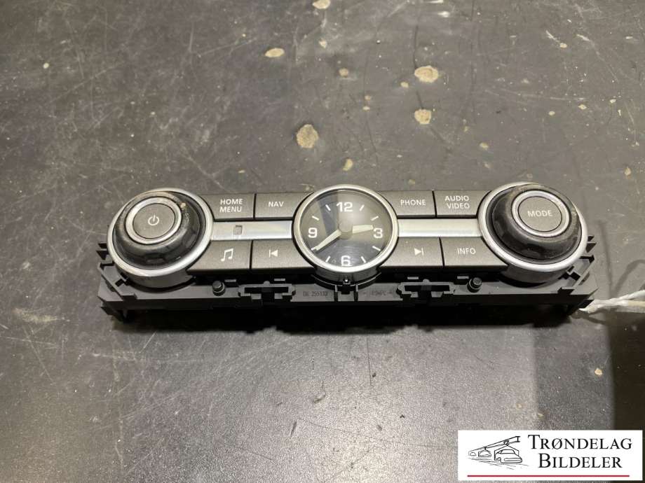 Bilstereo betjeningspanel til Land Rover Discovery 2009-2017 (Type IV) (AH22-18C858-BE|)