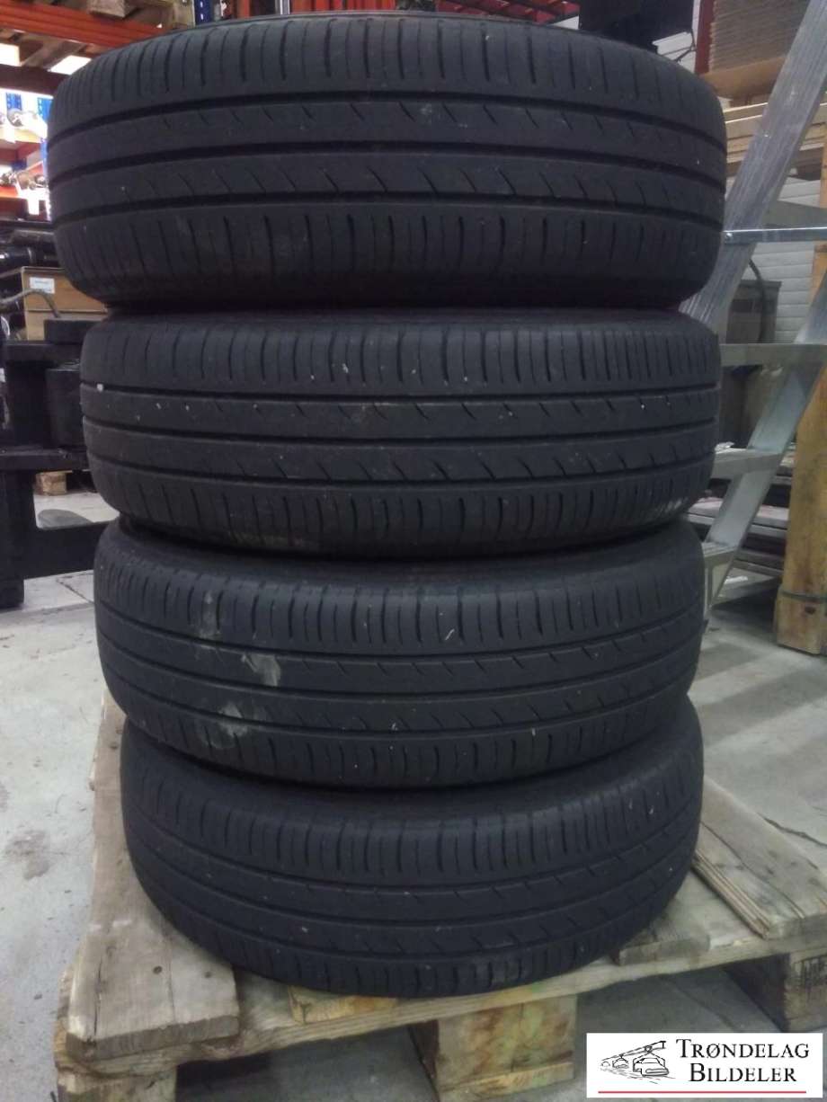 Hjulsett aluminium sommer til Toyota Urban Cruiser 2009-2014  (ECOWING|195/60 R16| 5X100/6X16/ET39/CB54.1MM|4-5MM MØNSTERDYBDE|PROD 32-24 ALU)