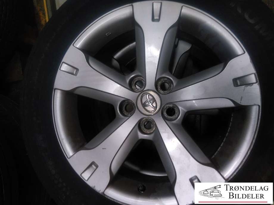 Hjulsett aluminium sommer til Toyota Urban Cruiser 2009-2014  (ECOWING|195/60 R16| 5X100/6X16/ET39/CB54.1MM|4-5MM MØNSTERDYBDE|PROD 32-24 ALU)