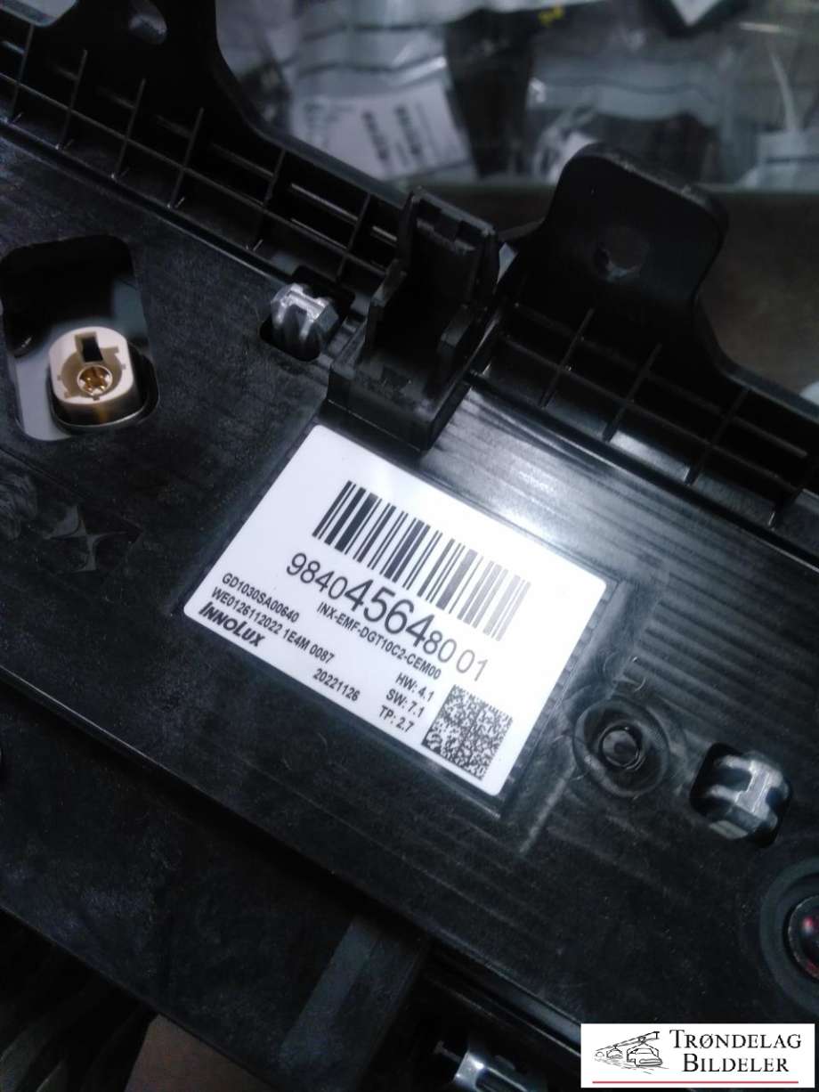 Bilstereo navigasjon skjerm til Citroën ë-C4 2020-->>  (984045648001|)