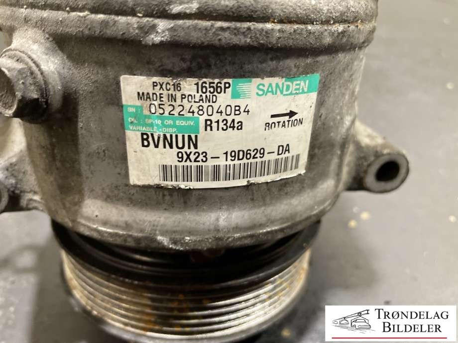 Aircondition kompressor til Land Rover Discovery 2009-2017 (Type IV)  (SANDEN|9X23-19D629-DA|C2D38106|C2D38611|C2Z4345|LR013934|LR019133|LR056365|LR058017|890124|51-0993|)