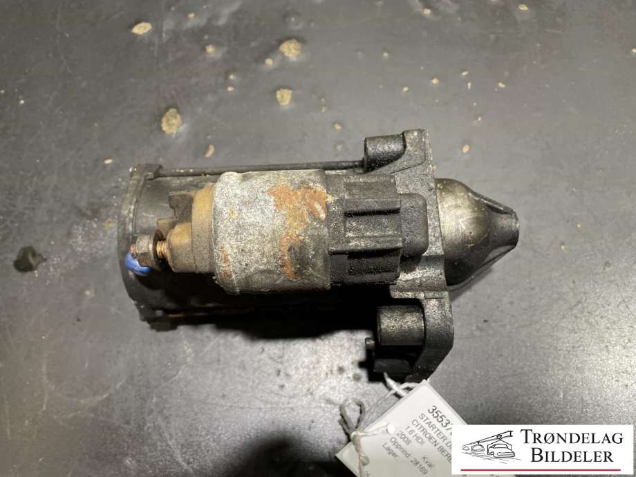 Starter diesel til Citroën Berlingo 2008-2015 (Type II, Fase 1) (5802AE|1638116880|5802CE|5802AF|5802AG|9646694080|9662854180|31100-69K00|986023580|LRS02275|12417794971|12417805098|3640318|95525947|)