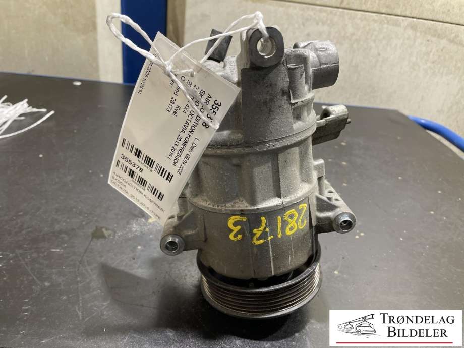Aircondition kompressor til Škoda Octavia, 2013-2016 (Type III, Fase 1)  (890607|5Q0 816 803 D|5Q0816803|5Q0816803B|5Q0816803C)