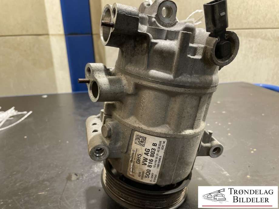 Aircondition kompressor til Škoda Octavia 2013-2016 (Type III, Fase 1)  (890607|5Q0 816 803 D|5Q0816803|5Q0816803B|5Q0816803C|5Q0816803D|5Q0816803H|5Q0816803J|5Q0816803Q|5Q0820803P|5Q0 820 803 Q)