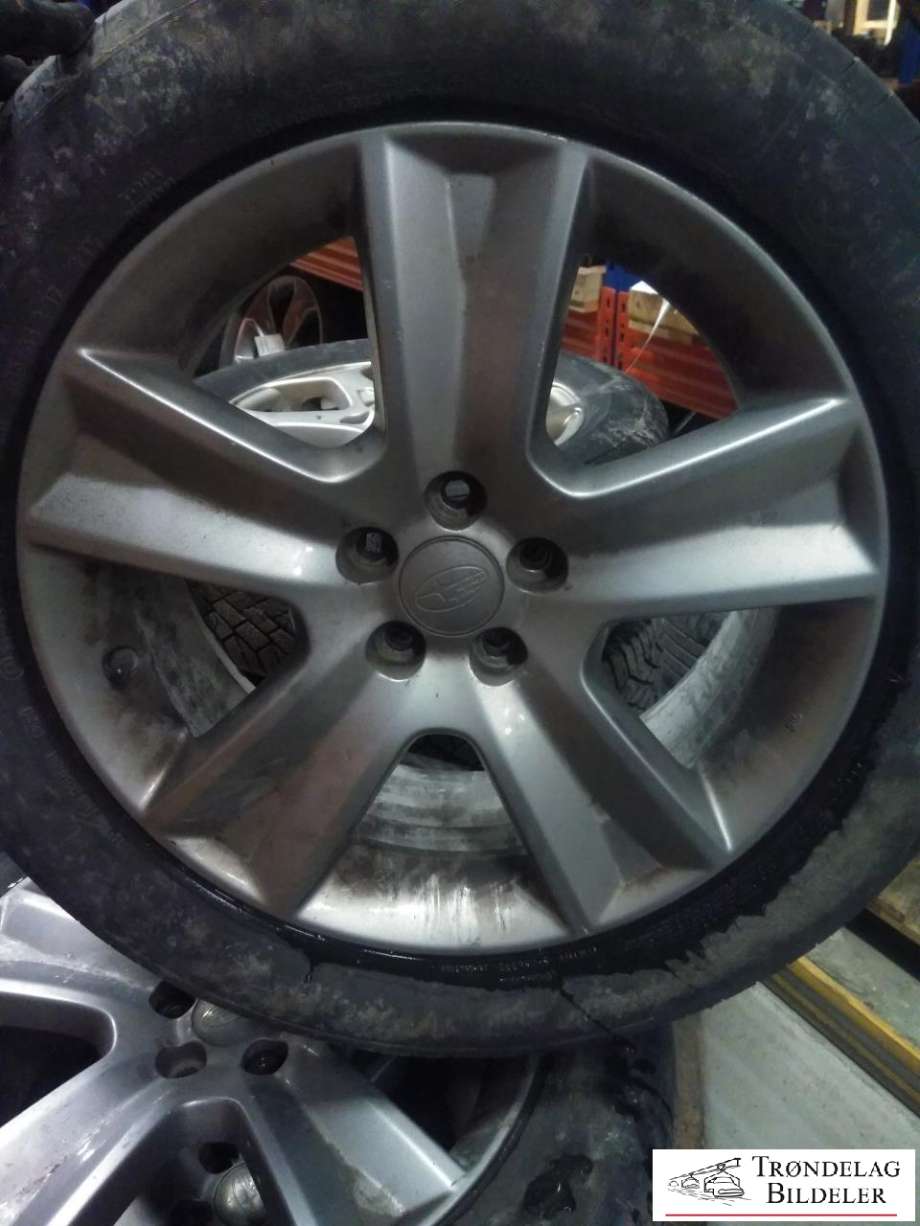 Hjulsett aluminium sommer til Subaru Outback 2007-2009 (Type III, Fase 2) (CONTINENTAL|215/55 R17 5X100 7JX17 ET48 CB56.1MM|5-7MM MØNSTERDYBDE|PROD 06-20)
