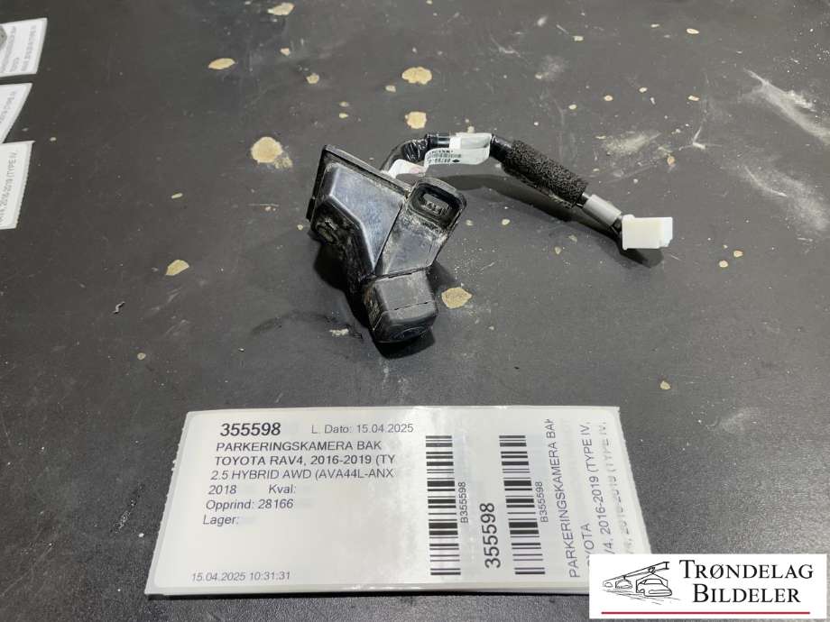 Parkeringskamera bak til Toyota RAV4, 2016-2019 (Type IV, Fase 2)  (86790-42090)