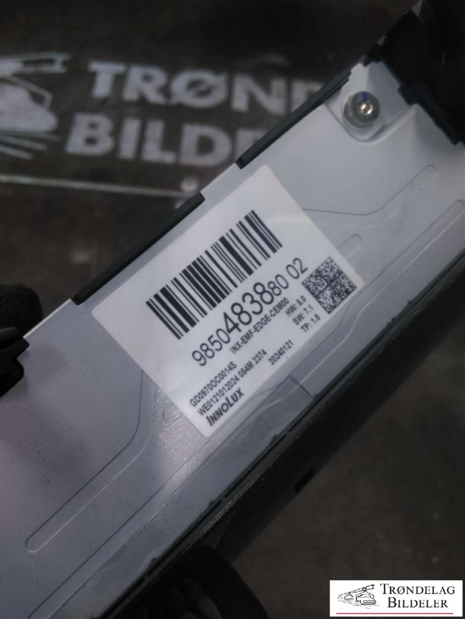 Varmeapparat betjening til Peugeot e-3008 2023-->>  (985048388002|)