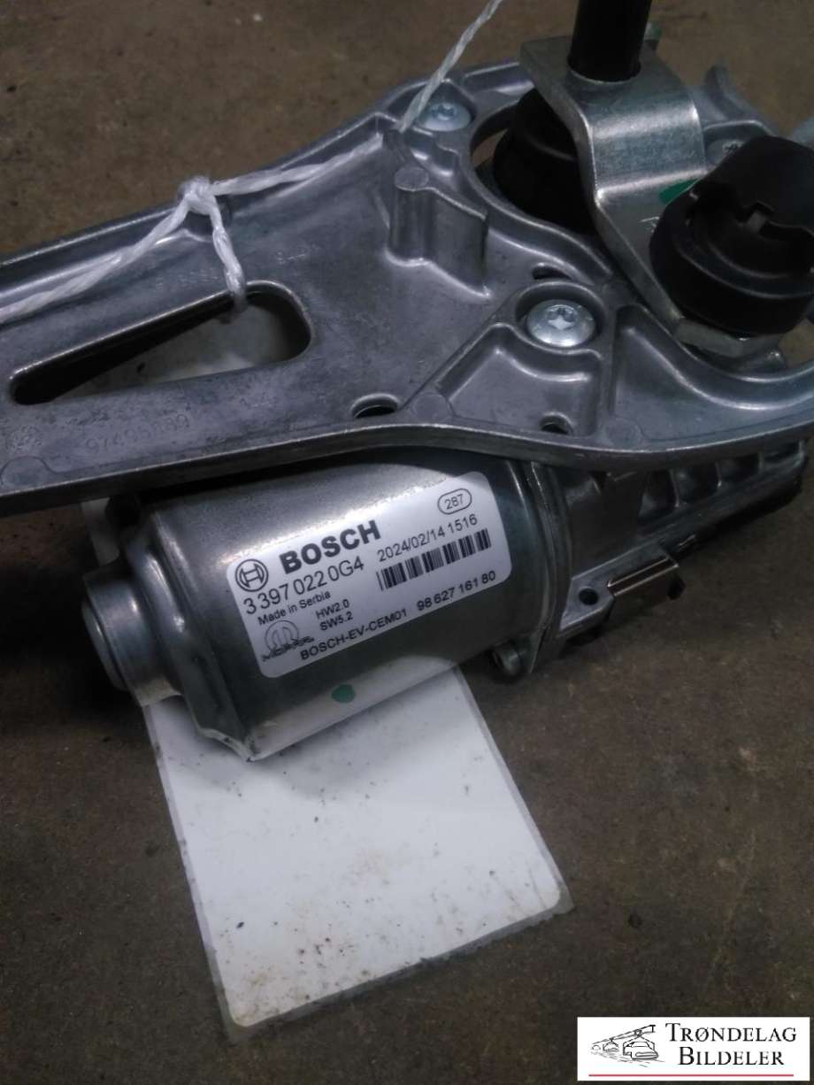 Viskermotor frontrute komplett m/overføring til Peugeot e-3008 2023-->>  (33970020G4|9862716180|)