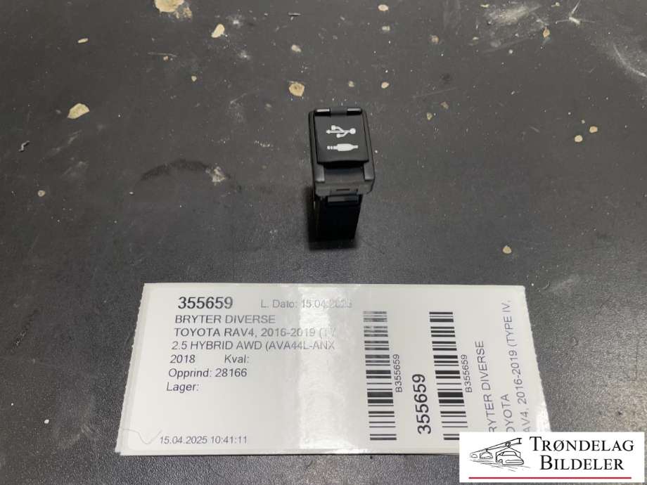 Bryter diverse til Toyota RAV4, 2016-2019 (Type IV, Fase 2)  (86190-42040)