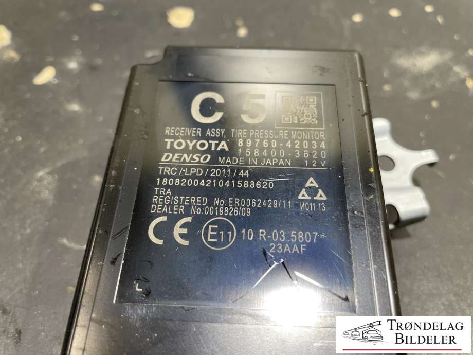 Styreenhet diverse til Toyota RAV4 2016-2019 (Type IV, Fase 2)  (89760-42034|)