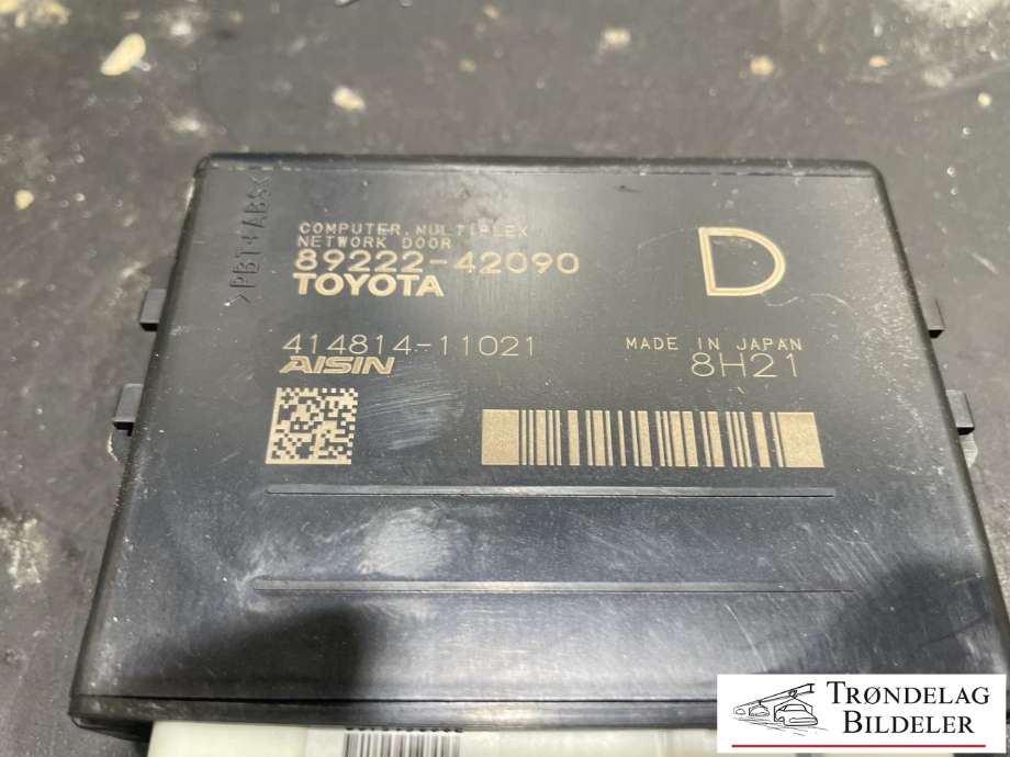 Styreenhet diverse til Toyota RAV4 2016-2019 (Type IV, Fase 2)  (89222-42090|)