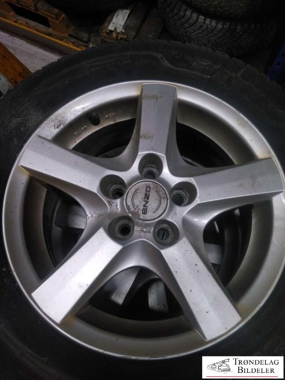 Hjulsett aluminium vinter til Subaru Legacy 2007-2009 (Type IV, Fase 2)  (SAVA|195/65R15 5X100 6.5JX16 ET55? CB56.1MM|7-8MM MØNSTERDYBDE|PROD 31-20)
