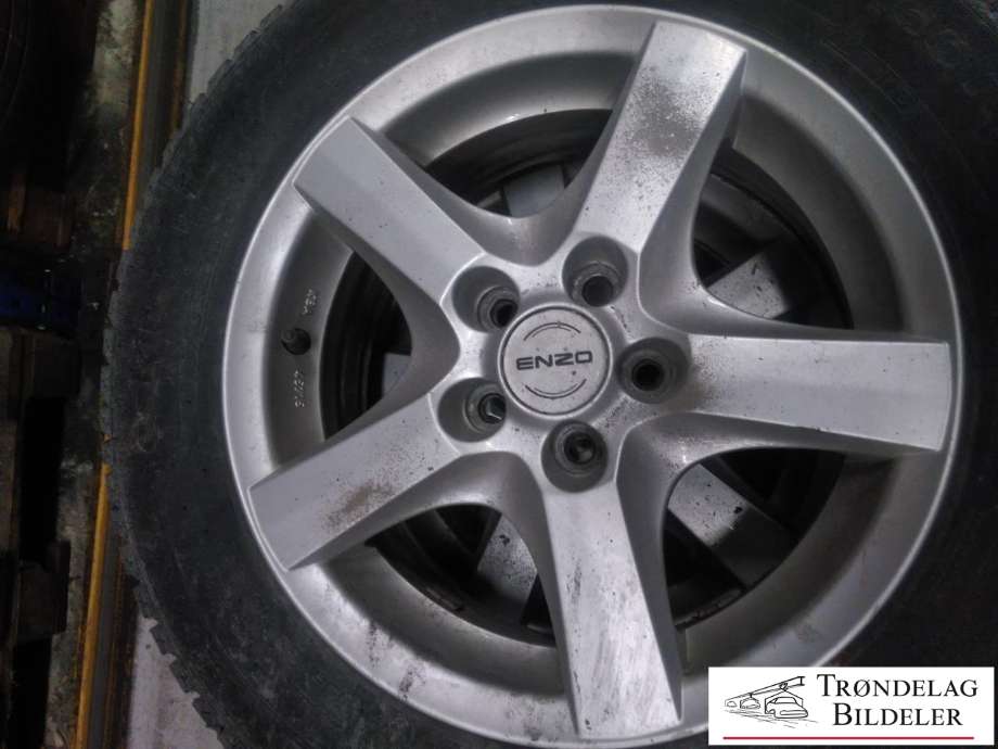 Hjulsett aluminium vinter til Subaru Legacy 2007-2009 (Type IV, Fase 2)  (SAVA|195/65R15 5X100 6.5JX16 ET55? CB56.1MM|7-8MM MØNSTERDYBDE|PROD 31-20)
