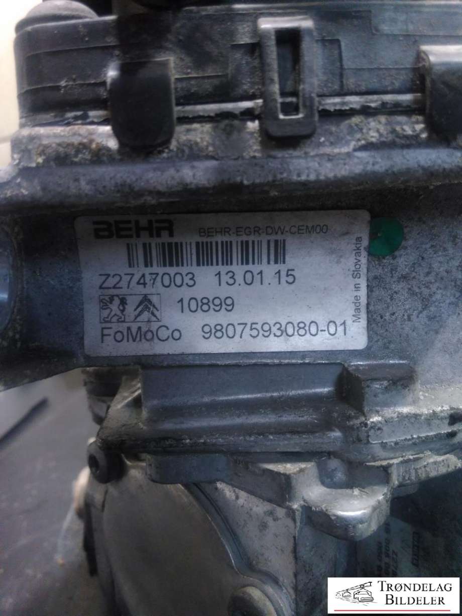 EGR-ventil til Peugeot 308 2013-2021 (Type II) (028751018|)