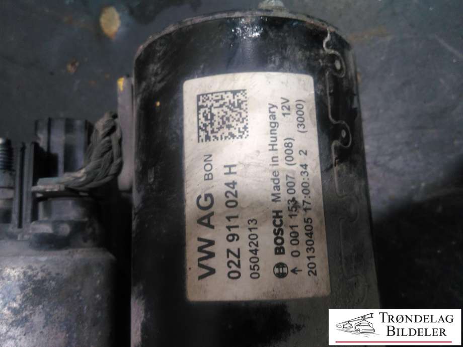 Starter diesel til VW Passat 2011-2015 (B7) (B7) (02Z911024H|)