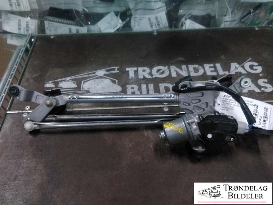 Viskermotor frontrute komplett m/overføring til Toyota RAV4 2016-2019 (Type IV, Fase 2)  (8511042190|1593006050|)