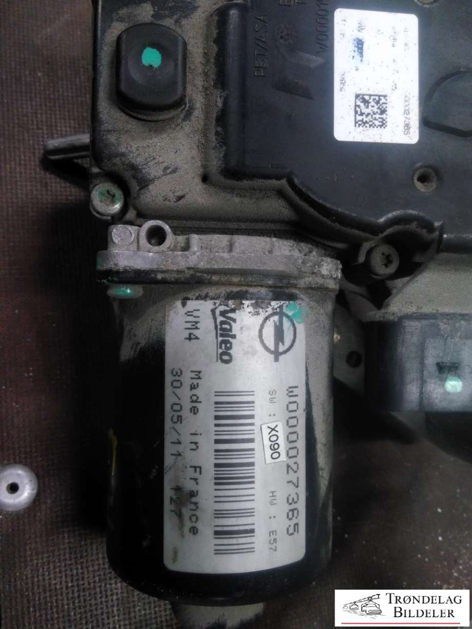 Viskermotor foran høyre til Opel Zafira Tourer 2012-2018  (VALEO|W000027365|)