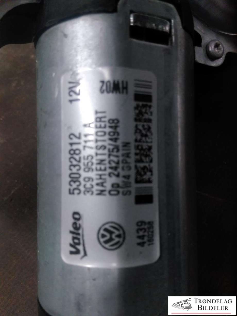 Viskermotor bakrute til VW Passat 2005-2010 (B6) (B6) (VALEO|3C9 955 711 A|53032812|1K6 955 711 C)