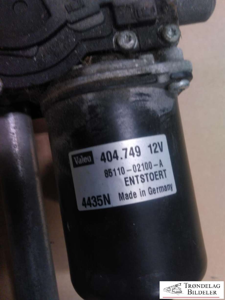 Viskermotor frontrute komplett m/overføring til Toyota Corolla 2002-2007  (VALEO|404749|8511002100A|4435N)