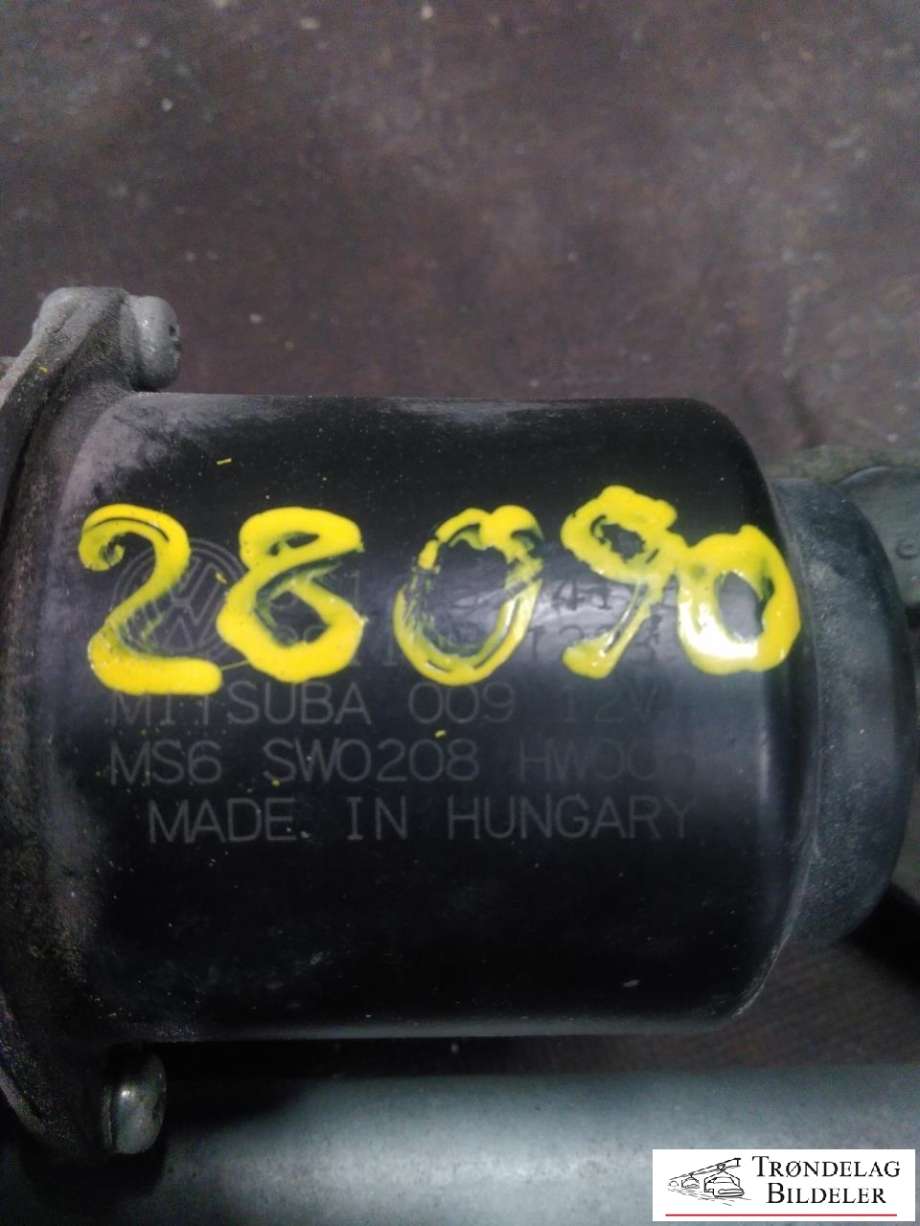 Viskermotor frontrute komplett m/overføring til VW Passat 2005-2010 (B6) (B6) (MITSUBA|3AB 955 023 A|)