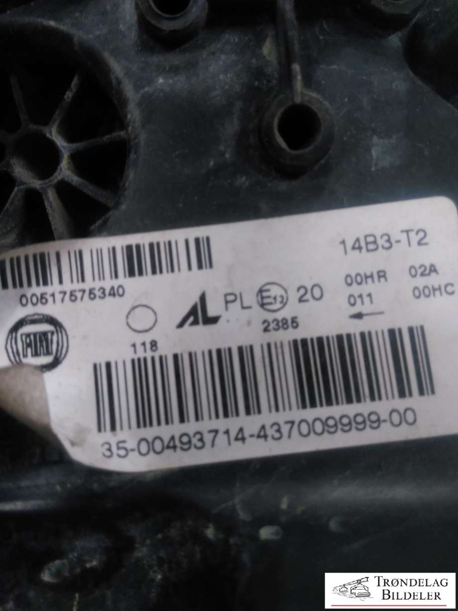 Frontlykt høyre halogen til Fiat Bravo/Brava 2007-2011 (51757534|0000051757534|)