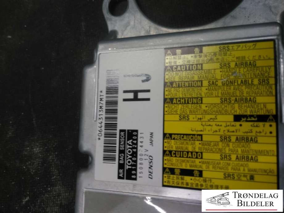 Airbag elektronikk til Toyota RAV4 2016-2019 (Type IV, Fase 2)  (8917042400|)