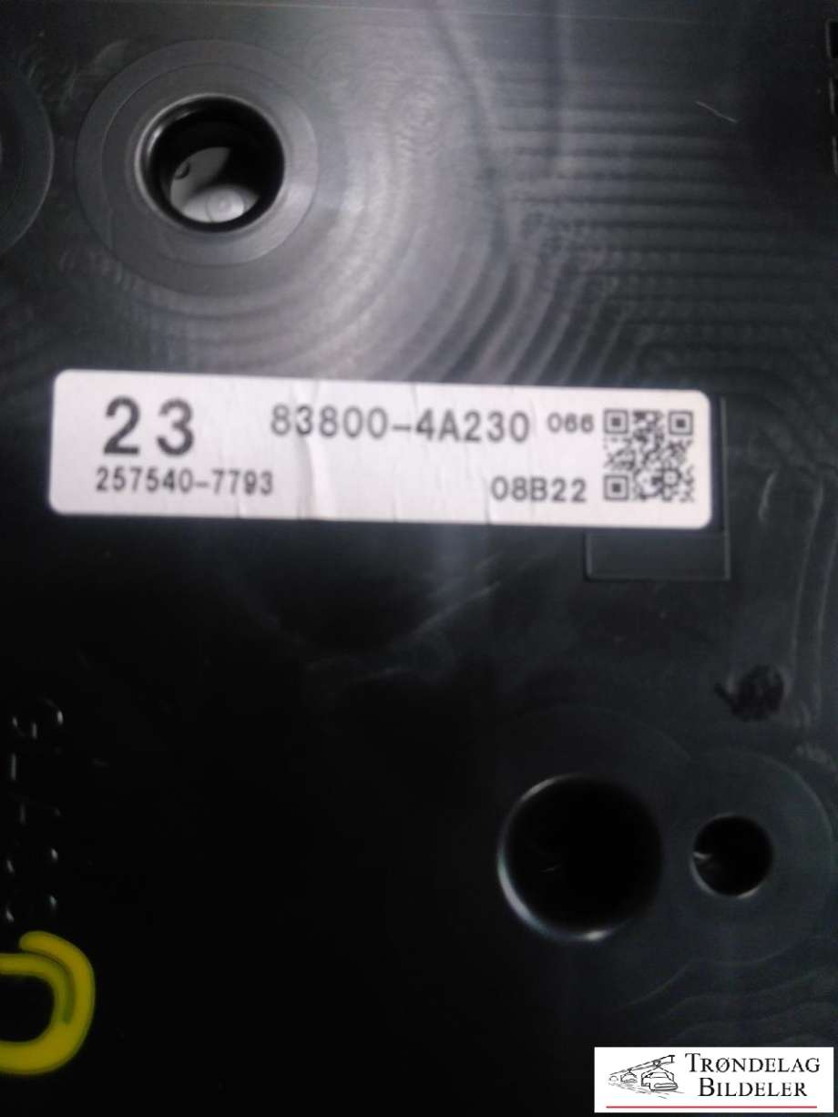 Instrumentpanel til Toyota RAV4 2016-2019 (Type IV, Fase 2)  (DENSO|838004A230|2575407793|)