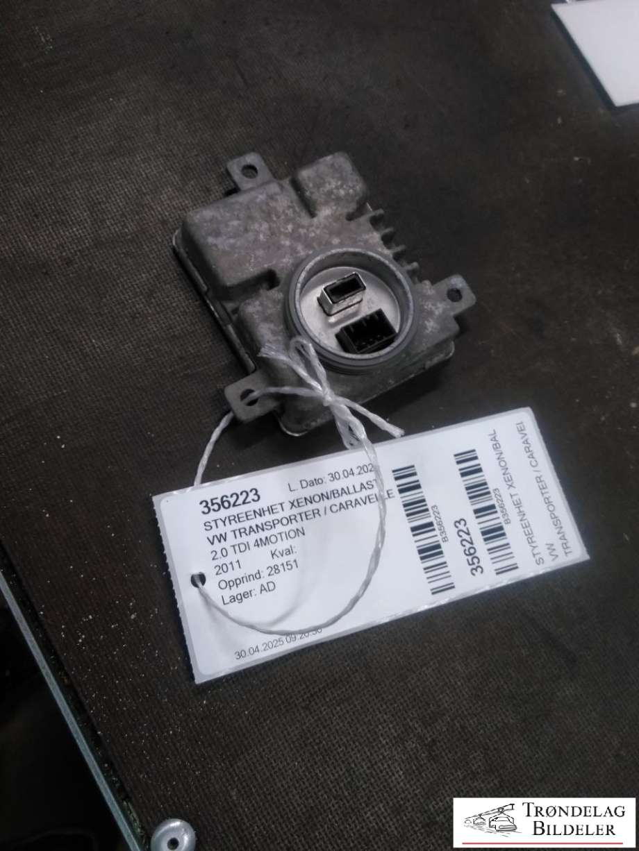 Styreenhet xenon/ballast til VW Transporter / Caravelle, 2009-2015 (Fase 2) (T5) (T5) (8K0941597C)