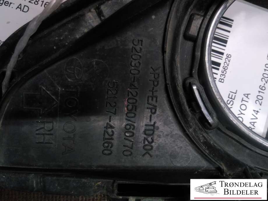 Deksel til Toyota RAV4, 2016-2019 (Type IV, Fase 2)  (5203042050)
