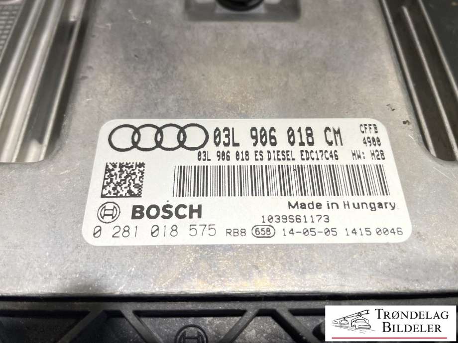 Styreenhet motor til Audi Q3 2011-2014 (Type I, Fase 1) (03L 906 018 CM|)