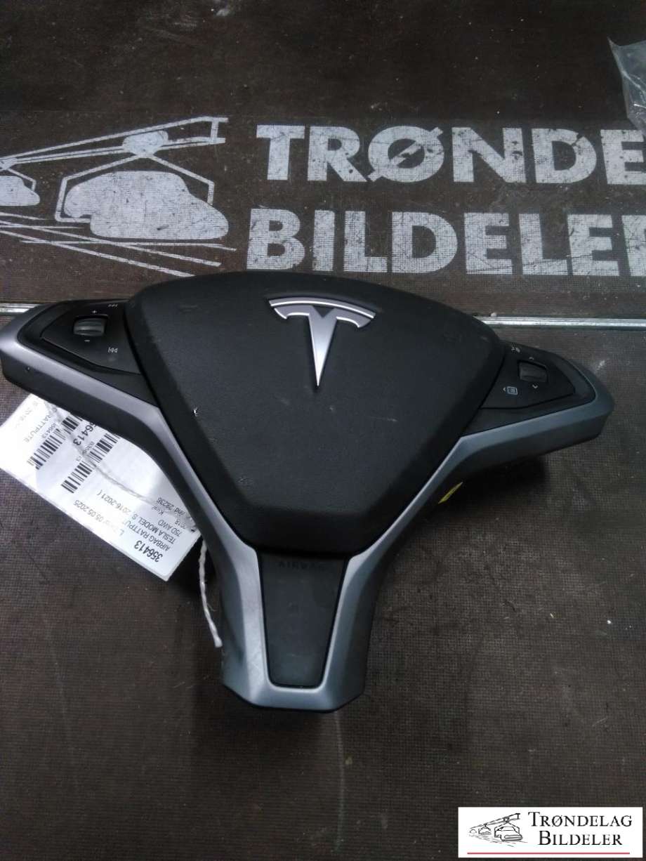 Airbag rattpute til Tesla Model S, 2016-2021 (Fase 2)  