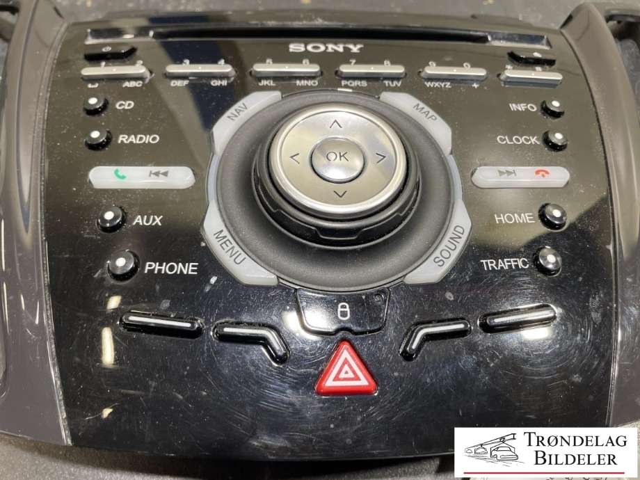 Bilstereo betjeningspanel til Ford Kuga 2013-2019  (CV4T-18K811-TA|)