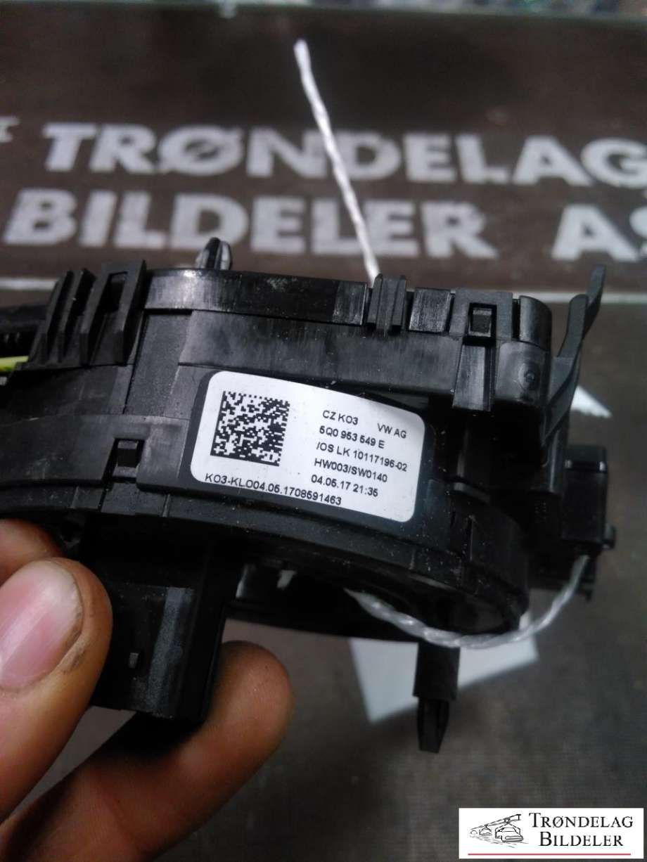 Airbag slepering til VW e-Golf 2017-2020 (Fase 2)  (5Q0953549E|)