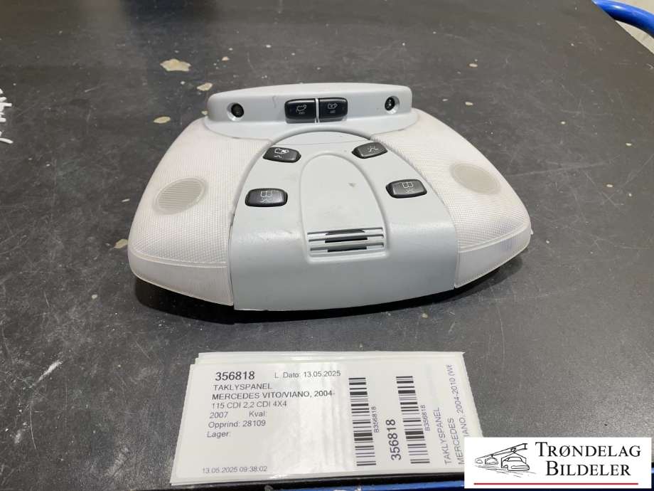 Taklyspanel til Mercedes Vito/Viano 2004-2010 (Fase 1) (W639) (W639) (A639 820 05 01|)