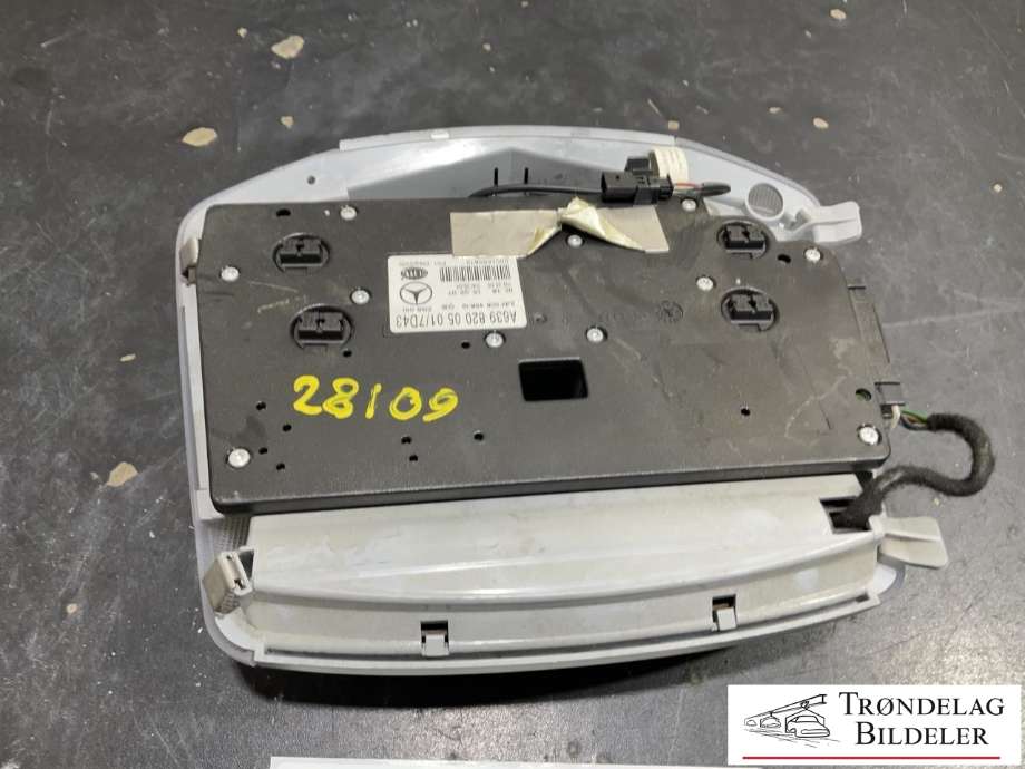 Taklyspanel til Mercedes Vito/Viano 2004-2010 (Fase 1) (W639) (W639) (A639 820 05 01|)