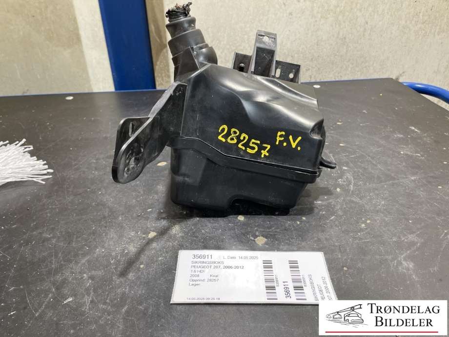 Sikringsboks til Peugeot 207, 2006-2012  