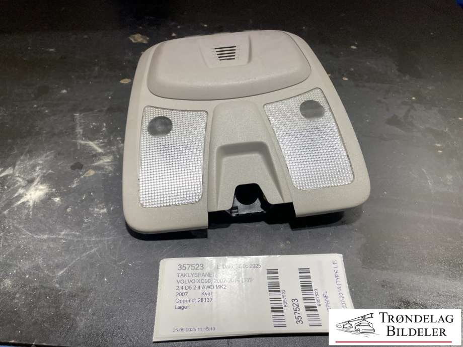 Taklyspanel til Volvo XC90, 2007-2014 (Type I, Fase 2)  (30669622)