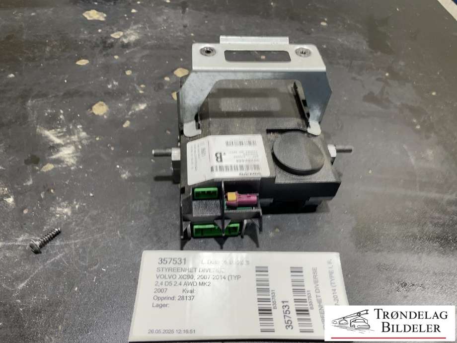 Styreenhet diverse til Volvo XC90, 2007-2014 (Type I, Fase 2)  (30782448)