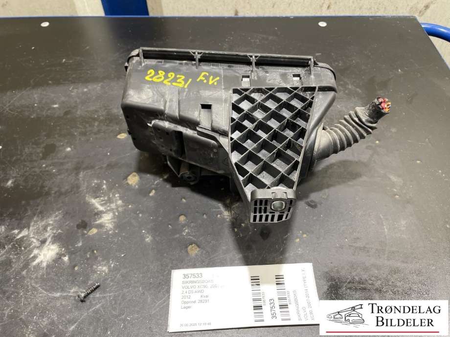 Sikringsboks til Volvo XC90, 2007-2014 (Type I, Fase 2)  